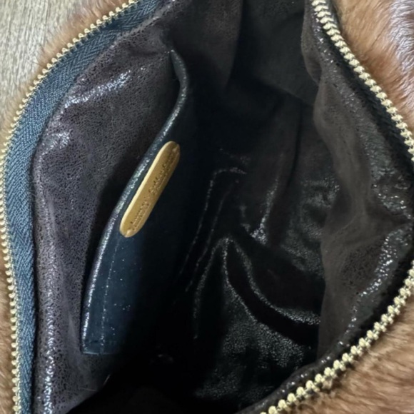 Leopard Real Mink Fur Handmade Fur Handles Barrel Bag/Shoulder Bag/Crossbody Bag - Picture 16 of 16